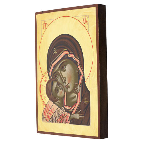 Icona dipinta a mano 30x20 cm Madre di Dio Vladimirskaja 3