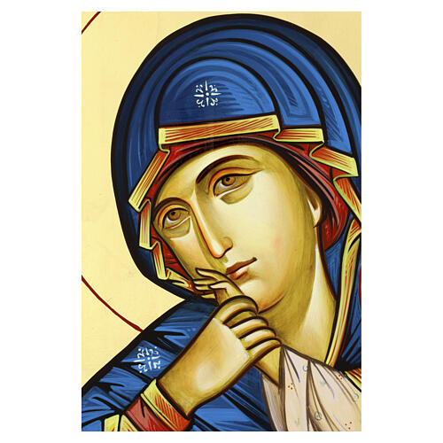 Icône Roumanie peinte Mère de Dieu Joie et Soulagement 80x60 cm 5