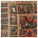Large Antique Russian Icon, Annual Menologion  of the Orthodox Liturgical Calendar, 18th–19th century, 104x78 cm s3