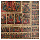 Large Antique Russian Icon, Annual Menologion  of the Orthodox Liturgical Calendar, 18th–19th century, 104x78 cm s5