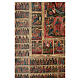 Large Antique Russian Icon, Annual Menologion  of the Orthodox Liturgical Calendar, 18th–19th century, 104x78 cm s6