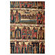 Large Antique Russian Icon, Annual Menologion  of the Orthodox Liturgical Calendar, 18th–19th century, 104x78 cm s15