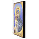Icona dipinta a mano Totus Tuus stile bizantino 30X25 cm s3