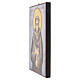 Icona dipinta a mano San Francesco d'Assisi con libro delle Sacre Scritture 30X25 cm s3