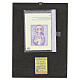 Icona dipinta a mano San Francesco d'Assisi con libro delle Sacre Scritture 30X25 cm s4
