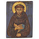 Icona dipinta a mano San Francesco ispirata a Cimabue 30X25 cm s1