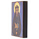 Icona dipinta a mano San Francesco medievale stile antichizzato 20X15 cm s2