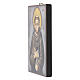 Icona dipinta a mano San Francesco con libro delle Sacre Scritture 20X15 cm s2