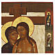 Icona Russa antica inizio XIX secolo Non Piangere su di Me Madre 31x26 cm s5