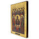 Icona Russa antica XIX secolo Madonna del Segno di Kurskaya con sinassi degli arcangeli 45x36,5 cm s4