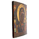 Ancient Russian icon, late 18th century, Our Lady of Kazan, 10.7x9.3 in s6