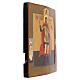 Ancient Russian icon of Saint Nicetas the Great Martyr, 19th century, 12.4x10.6 in s5