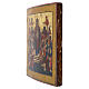 Icona Russa antica XIX secolo Madonna di Kiev Pecherskaya 34x29 cm s4