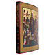 Icona Russa antica XIX secolo Madonna di Kiev Pecherskaya 34x29 cm s5