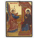 Icona rumena dell'Annunciazione dipinta a mano 24x18 cm s1