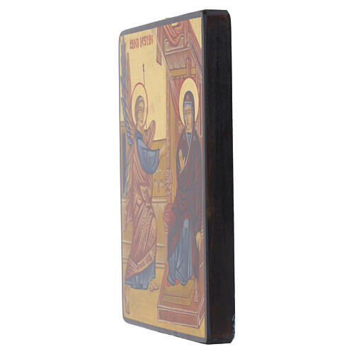 Romanian hand-painted Icon of the Annunciation 24x18 cm 2