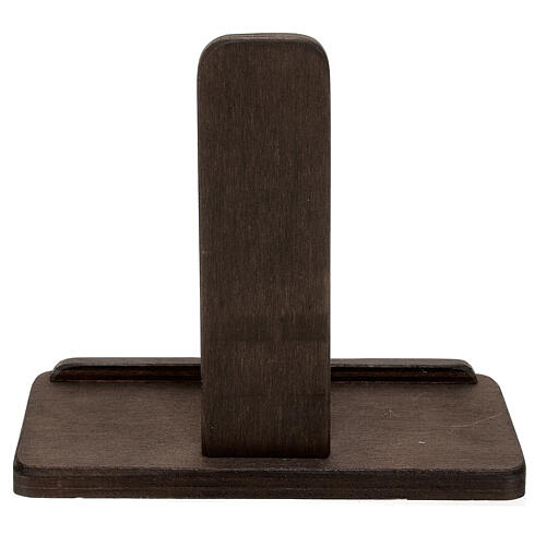 Icon stand, poplar wood, 8.5x9.5x5.5 in 5