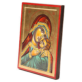 Ícono Virgen de Kasperov fondo oro