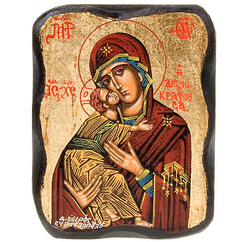 Ikone Gottesmutter von Wladimir 13x10cm 3