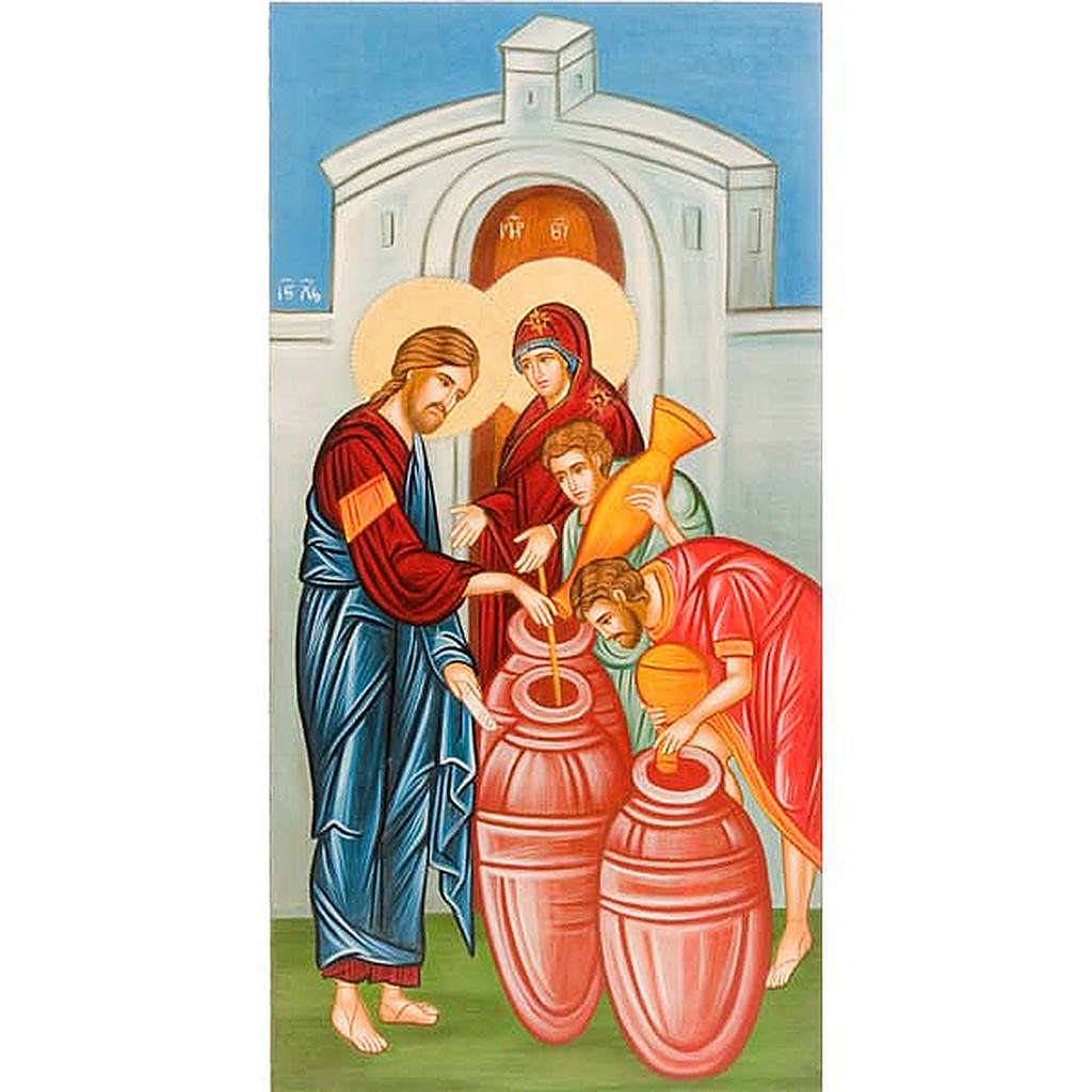 Greek icon, Wedding at Cana | online sales on HOLYART.com