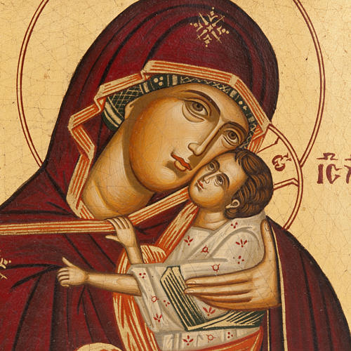 Our Lady of Tenderness, Greek icon, painted in Greece 2