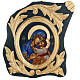Eleusa Virgin, Greek icon, screenprinted and painted s1