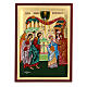Ícone Grécia pintado casamento José e Maria 31x23 cm s1