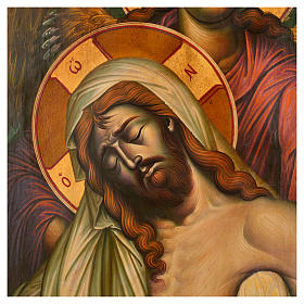 Ícone Grego Pintado Deposição de Jesus 67x48 cm