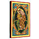 Greek painted icon Jesus hugs the Mother 35.5x22.5 cm s3