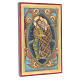Icona greca dipinta "Abbraccio Gesù a Maria" 35,5x22,5 s2