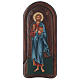Icona a bassorilievo serigrafata Cristo Pantocratore 45x20 cm s1