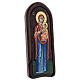 Icono bajorrelieve con Virgen Odigitria con Niño 45x20 cm s2