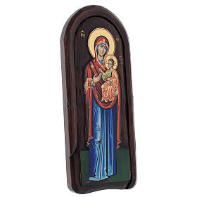 Greek carved icon Virgin Hodegetria with Child 20x15 cm
