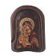 Greek silk-screened icon Virgin of Vladimir 20x15 cm s1