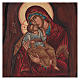 Icono bajorrelieve con Virgen Vladimir 20x15 cm s2