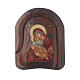 Greek carved icon Virgin of Vladimir 20x15 cm s1