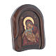 Greek carved icon Virgin of Vladimir 20x15 cm s2