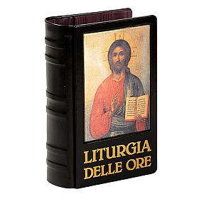 Capa Liturgia Horas 4 vol. placa Jesus Mestre
