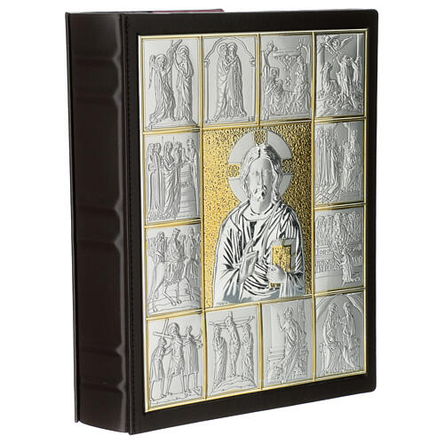Leather slipcase for Lectionary with Christ Pantocrator 3