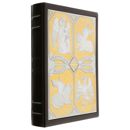 Leather slipcase for Lectionary with Evangelists plaque 3