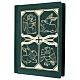 Leather slipcase for Lectionary with evangtelists symbols s1