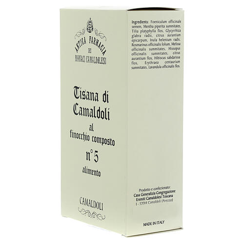 Camaldoli Fennel herbal tea 2