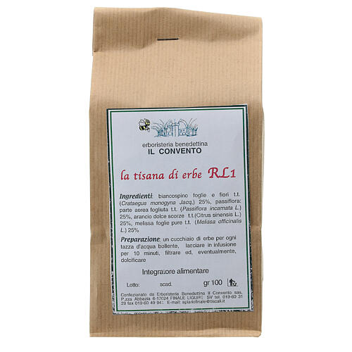 RL1 herbal tea: relaxing and re-equilibrating 1