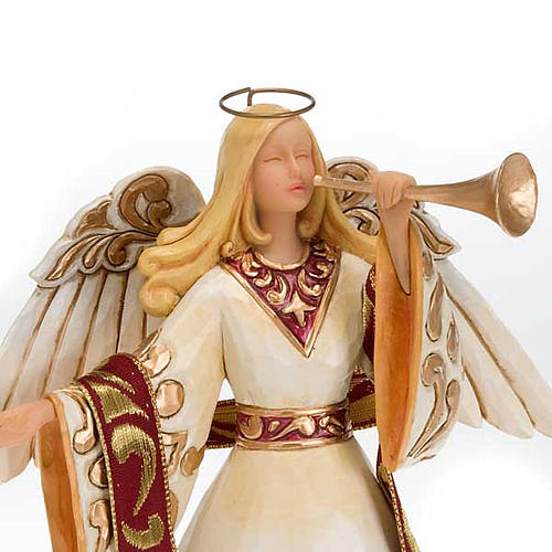 Jim Shore - Ivory and Gold Angel - Engel mit Trompete 2
