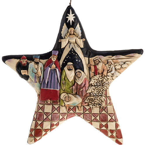 Nativity Star Hanging Ornament by Jim Shore 1