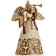 Jim Shore - Ivory and Gold Angel - Engel mit Trompete s1