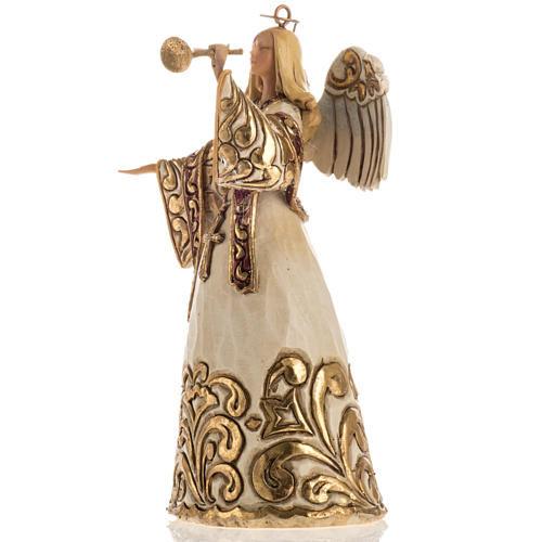 Ivory and Gold colour Angel Hanging Ornament by Jim Shore 3
