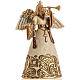 Ivory and Gold colour Angel Hanging Ornament by Jim Shore s1