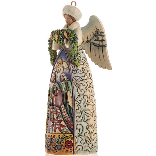 Winter Angel Nativity Hanging ornament by Jim Shore 3