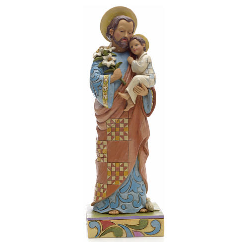 Figurine de St Joseph à l'enfant de Jim Shore 1